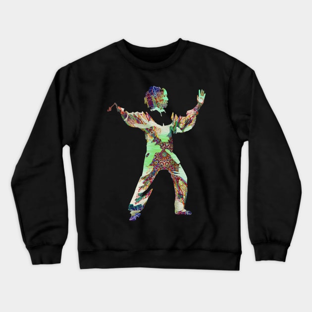 Tai Chi Single Whip Posture Three Crewneck Sweatshirt by crunchysqueak